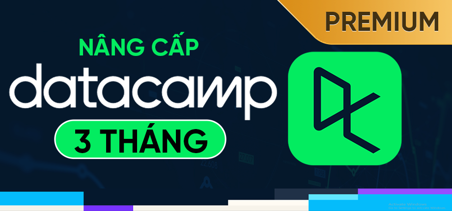 Datacamp Premium 3 tháng - Nâng cấp chính chủ